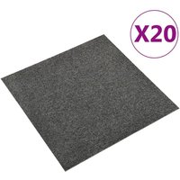 Maison Exclusive Teppichfliesen 20 Stk. 5 m² 50x50 cm Anthrazit Maison Exclusive Teppichfliesen 20 Stk. 5 m² 50x50 cm Anthrazit von JINLEFU