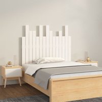 Maison Exclusive Wand-Kopfteil Weiß 95,5x3x80 cm Massivholz von JINLEFU
