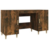 Schreibtisch Räuchereiche 140x50x75 cm Holzwerkstoff vidaXL Schreibtisch Räuchereiche 140x50x75 cm Holzwerkstoff vidaXL von JINLEFU