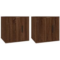 TV-Wandschränke 2 Stk. Braun Eichen-Optik 40x34,5x40 cm vidaXL von JINLEFU