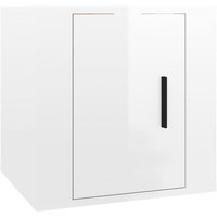 TV-Wandschrank Hochglanz-Weiß 40x34,5x40 cm vidaXL von JINLEFU