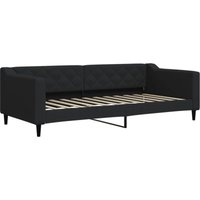 Tagesbett Schwarz 90x200 cm Stoff vidaXL Tagesbett Schwarz 90x200 cm Stoff vidaXL von JINLEFU