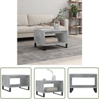 The Living Store Couchtisch Betongrau 60x50x40 cm Holzwerkstoff - Eleganter Couchtisch - Wohnzimmerstil - Holzwerkstoff Möbel - Sideboard The Living Store Couchtisch Betongrau 60x50x40 cm Holzwerkstoff - Eleganter Couchtisch - Wohnzimmerstil - Holzwerkstoff Möbel - Sideboard von JINLEFU