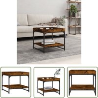 The Living Store Couchtisch Räuchereiche 49,5x49,5x45 cm Holzwerkstoff - Couchtisch - Wohnzimmerstil - Holzmöbel - Esszimmertisch - Sideboard The Living Store Couchtisch Räuchereiche 49,5x49,5x45 cm Holzwerkstoff - Couchtisch - Wohnzimmerstil - Holzmöbel - Esszimmertisch - Sideboard von JINLEFU