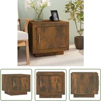 The Living Store Couchtisch Räuchereiche 51x50x45 cm Holzwerkstoff - Couchtisch - Wohnzimmerschreibtisch - Holzmöbel - Sideboard - Regal The Living Store Couchtisch Räuchereiche 51x50x45 cm Holzwerkstoff - Couchtisch - Wohnzimmerschreibtisch - Holzmöbel - Sideboard - Regal von JINLEFU