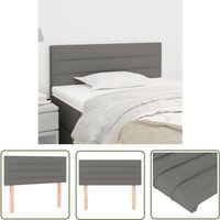 The Living Store Kopfteil Dunkelgrau 90x5x78/88 cm Stoff - Bettkopfteil - Kopfteil - Bettsofa - Wohnaccessoires - Schlafzimmereinrichtung The Living Store Kopfteil Dunkelgrau 90x5x78/88 cm Stoff - Bettkopfteil - Kopfteil - Bettsofa - Wohnaccessoires - Schlafzimmereinrichtung von JINLEFU