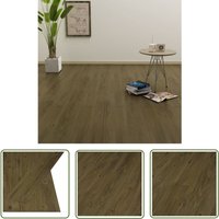 The Living Store PVC-Fliesen Selbstklebend 4,46 m² 3 mm Braun - PVC-Bodenbelag - Selbstklebender Boden - Vinylboden - Wohnraumgestaltung The Living Store PVC-Fliesen Selbstklebend 4,46 m² 3 mm Braun - PVC-Bodenbelag - Selbstklebender Boden - Vinylboden - Wohnraumgestaltung von JINLEFU