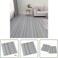 The Living Store PVC-Fliesen Selbstklebend 55 Stk. 5,11 m² Hellgrau - pvc Fliesen - Vinylboden - Selbstklebender Bodenbelag - Wohnraum Dekoration The Living Store PVC-Fliesen Selbstklebend 55 Stk. 5,11 m² Hellgrau - pvc Fliesen - Vinylboden - Selbstklebender Bodenbelag - Wohnraum Dekoration von JINLEFU