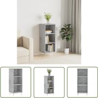 The Living Store Sideboard Betongrau 34,5x32,5x90 cm Holzwerkstoff - Schreibtisch - Wohnzimmermöbel - Sideboard - Regal - Grau The Living Store Sideboard Betongrau 34,5x32,5x90 cm Holzwerkstoff - Schreibtisch - Wohnzimmermöbel - Sideboard - Regal - Grau von JINLEFU