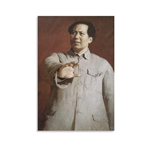 JINLIMAO Bild Auf Leinwand 30 * 50CM Senza Cornice Mao Zedong Poster e Wall Art Modern Family camera da letto Decor von JINLIMAO