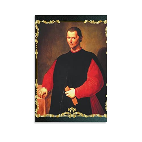JINLIMAO Bild Auf Leinwand 50 * 70CM Senza Cornice Niccolò Machiavelli pittura Poster su tela Stampe arte murale Quadro von JINLIMAO