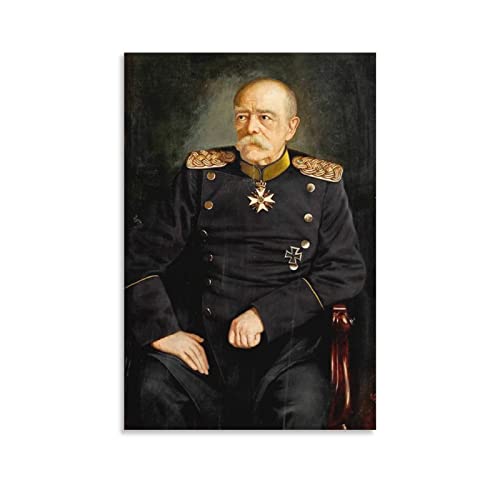JINLIMAO Bild Auf Leinwand 50 * 70CM Senza Cornice Poster di Otto von Bismarck per la decorazione del soggiorno, camera da letto, regalo von JINLIMAO