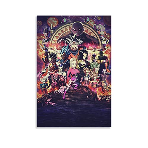 JINLIMAO Bild Auf Leinwand 60 * 90CM Senza Cornice DR Ball Z Super Dbz von JINLIMAO