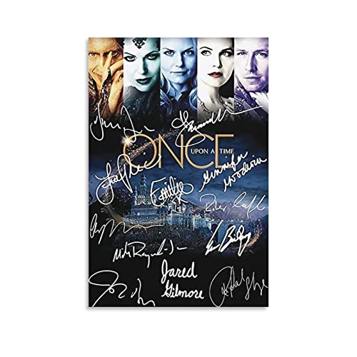 JINLIMAO Druck Auf Leinwand 30 * 50CM Senza Cornice Lana Parrilla Josh Dallas Jennifer Morrison Room Decor for Teen Girls Wall Painting for Living Room Bathroom Home Decor Kitchen Wall Art von JINLIMAO