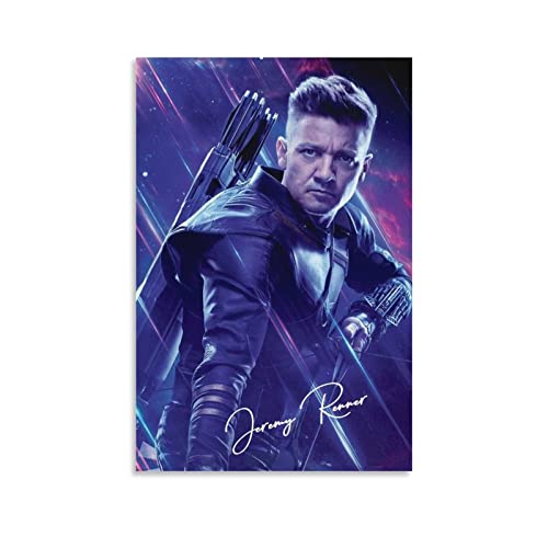 JINLIMAO Druck Auf Leinwand 30 * 50CM Senza Cornice Poster di Jeremy Renner von JINLIMAO