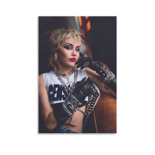 JINLIMAO Druck Auf Leinwand 50 * 70CM Senza Cornice Miley Cyrus Poster Decorativo Appeso per Ufficio Home Decor Camera da Letto Decorazione Regalo JINLIMAO Druck Auf Leinwand 50 * 70CM Senza Cornice Miley Cyrus Poster Decorativo Appeso per Ufficio Home Decor Camera da Letto Decorazione Regalo von JINLIMAO