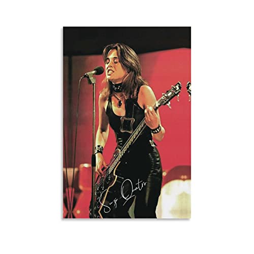 JINLIMAO Druck Auf Leinwand 60 * 90CM Senza Cornice Suzi Quatro von JINLIMAO