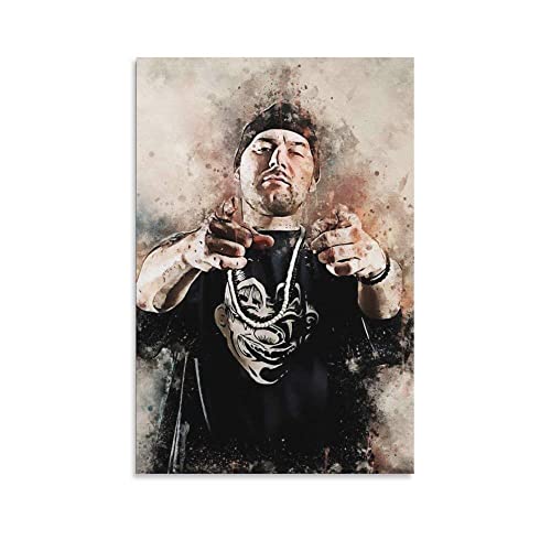 JINLIMAO Wanddeko Poster 30 * 50CM Senza Cornice Kool Savas Rapper Poster Decorativo Olio Pittura Tela Wall Art Soggiorno Poster Camera da letto Pittura von JINLIMAO