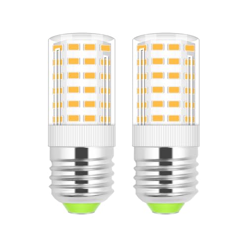 JINLONTA E27 LED Glühbirne 6W Ersetzen 60W Halogenlampen E27 Led Warmweiß 3000K AC100-265V Nicht dimmbar Kerze Leuchtmittel für Heimbeleuchtung,2 Stück von JINLONTA