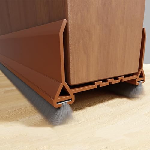 JINMEE Türdichtung Zugluftstopper, NEU Zugluftstopper für Türen 96cm Türbodendichtung für Kälteschutz mit Doppelseitigen Filzstreifen Zuschneidbare Braun JINMEE Türdichtung Zugluftstopper, NEU Zugluftstopper für Türen 96cm Türbodendichtung für Kälteschutz mit Doppelseitigen Filzstreifen Zuschneidbare Braun von JINMEE