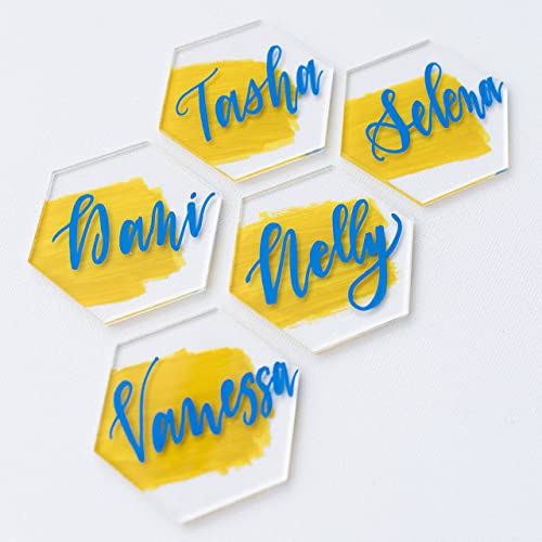 50 Stück Durchsichtige Acryl Escort Platzkarten, Schilderrohlinge für Hochzeiten Oder Partys, DIY, Leere Tischbestuhlung Brautpartys, Lebensmittelschilder, Bankettveranstaltungen 50 Stück Durchsichtige Acryl Escort Platzkarten, Schilderrohlinge für Hochzeiten Oder Partys, DIY, Leere Tischbestuhlung Brautpartys, Lebensmittelschilder, Bankettveranstaltungen von JINMURY