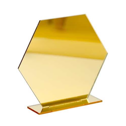 Sechseckige Acrylschilder mit Ständer, 14 cm, blanko, Acryl-Tischschilder und Sockel für selbstgemachte Hochzeitstischnummern, Veranstaltungen und Partys, 10 Stück Sechseckige Acrylschilder mit Ständer, 14 cm, blanko, Acryl-Tischschilder und Sockel für selbstgemachte Hochzeitstischnummern, Veranstaltungen und Partys, 10 Stück von JINMURY