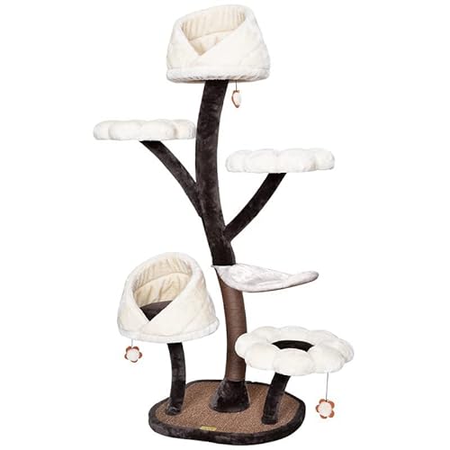 Cat Tree Cat Cat-Rahmen Blume Katze Kletterrahmen mittelgroß Beauty Comes von JINMUXUAN
