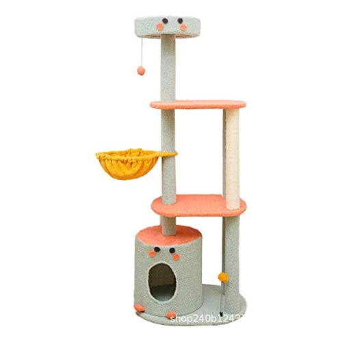 Cat Tree Cat Tower Katzenkletterrahmen integrierter Katzenrahmen großer Katzen Hanf Seil Haustier Rahmen Katzenbaum Katze Sprungplattform Katzenbaum Katze Katze Innenklettern Beauty Comes Cat Tree Cat Tower Katzenkletterrahmen integrierter Katzenrahmen großer Katzen Hanf Seil Haustier Rahmen Katzenbaum Katze Sprungplattform Katzenbaum Katze Katze Innenklettern Beauty Comes von JINMUXUAN