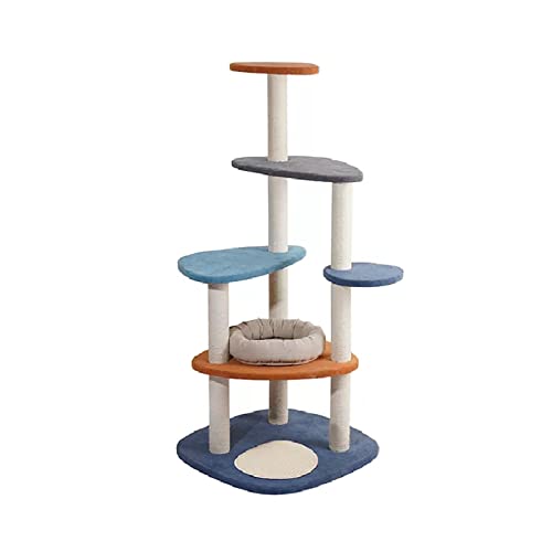 Cat Tree Tower Katzenkletterrahmen Einfach zu reinigen Katzenbrett Katzenstreu Katzenbaum integrierter Katzenrahmen Katzenturm für Innenkatzen Sicht Beauty Comes Cat Tree Tower Katzenkletterrahmen Einfach zu reinigen Katzenbrett Katzenstreu Katzenbaum integrierter Katzenrahmen Katzenturm für Innenkatzen Sicht Beauty Comes von JINMUXUAN