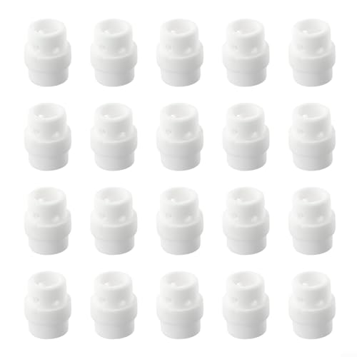 20 Stück Keramik-Verbrauchsmaterialien für MB 24KD36KD Taschenlampe, MIG Brennerkopf, Wirbel-Gasring (24KD) von JINSBON