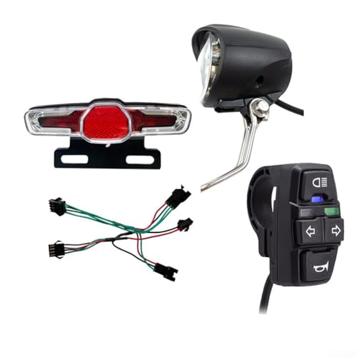 3648 V E-Bike-Scheinwerfer und Rücklicht mit zuverlässigem DK336-Schalter-Kabel-Setup 3648 V E-Bike-Scheinwerfer und Rücklicht mit zuverlässigem DK336-Schalter-Kabel-Setup von JINSBON