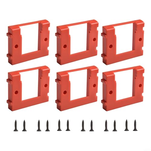 Batteriehalter Wandhalterung Batteriedock Halter 6 Stück Batterie Rot Halter Wandhalterung Dock für Einhell Power X-Change Batteriehalter Wandhalterung Batteriedock Halter 6 Stück Batterie Rot Halter Wandhalterung Dock für Einhell Power X-Change von JINSBON