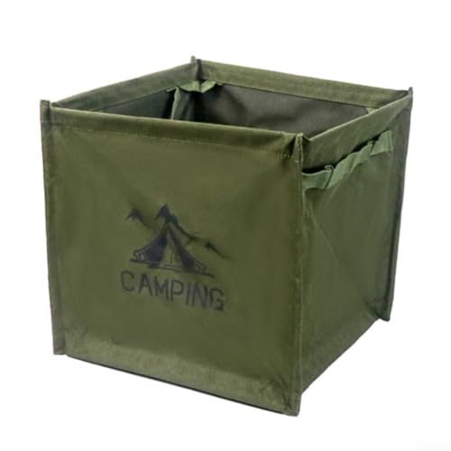 Faltbare Aufbewahrungsbox, tragbarer Camping-Mülleimer, multifunktionale Picknick-Tasche (Amy Green) von JINSBON