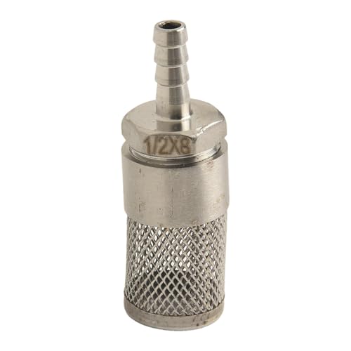 Filtersieb aus Edelstahl 304 für Schlauchstutzen, geeignet für Kraftstoffgasleitungspumpen, Größe 6 mm, 18 mm (8 mm) von JINSBON