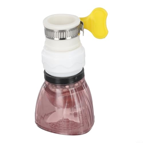 Flexibler Wasserhahnfilter mit Anti-Spritz-Technologie, um Ihre Küche sauber und trocken zu halten (rot) von JINSBON