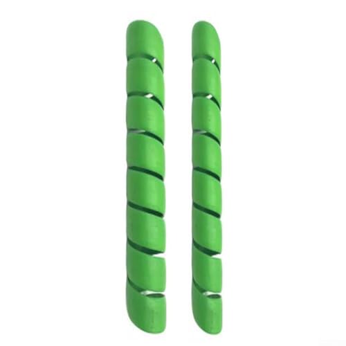 Für Baumstamm-Schutz, 2 Stück Kunststoff-Spiralschutz in verschiedenen Größen (grün) von JINSBON