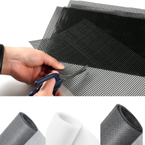 Glasfaser-Netz-Pad, 10 Stück, 45 x 1 5 mm, geeignet für Bonsai, verhindert Bodenverlust (grau 20 x 30 cm) von JINSBON