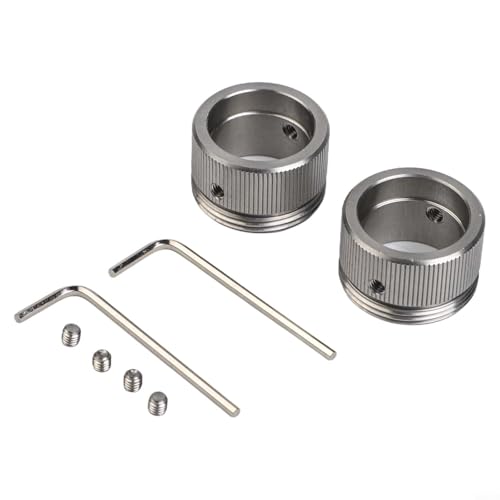Heizkörperventil-Adapter-Set, Edelstahl-Heizungsthermostat-Adapter, Edelstahl-Heizkörper-Thermostat-Adapter, für Ra für Rav Ravl Ventil (2 Stück) von JINSBON