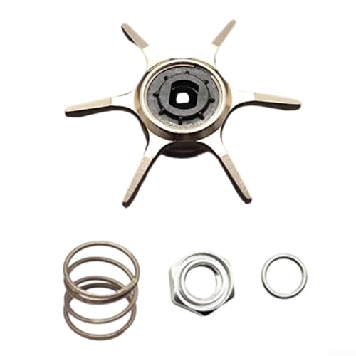JINSBON Angelrolle Entladeschlüssel PD106 für DAIWA 4-teiliges Set mit Sound- und Reparaturwerkzeugen (links hellgoldfarben) von JINSBON