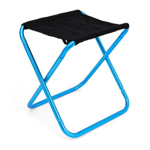 JINSBON Klappbarer Outdoor-Stuhl, leicht und platzsparend für Camping und Angeln (blau) von JINSBON