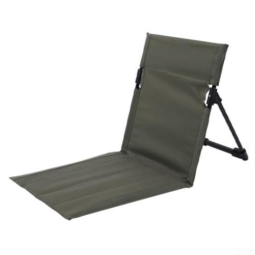JINSBON Leicht und tragbar für Outdoor-Stuhl, faltbar, stabiles Design, ideal für Strandausflüge (Armeegrün) von JINSBON