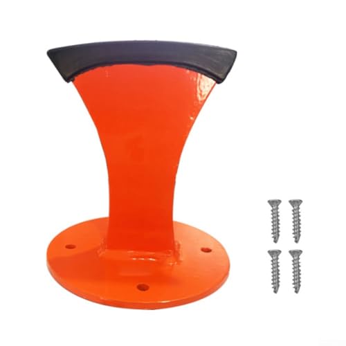 Kompakter Kaminholzspalter für Kamine, kleine Holzöfen, Grill, stabil und Design, Schwarz (Orange) von JINSBON