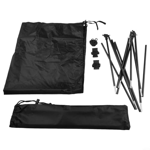 Outdoor Moon Stuhl-Sonnenschutz, leicht, für langlebiges Design für effektiven UV-Schutz (schwarz) von JINSBON