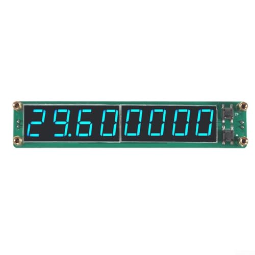 PLJ-8LED-R Digitales RF-Frequenzmessgerät, 0,1–2400 MHz, Tester, Cymometer, LED-Anzeige, Frequenzanzeige, Komponente (blau) von JINSBON