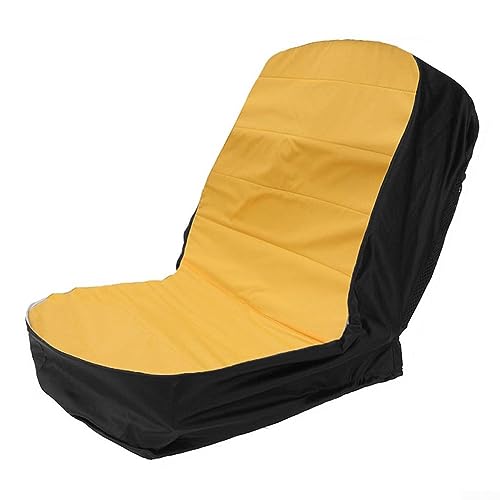 Praktische Rückentaschen für Sitzbezug für Aufsitzrasenmäher, Bauernhoftraktoren (gelb) von JINSBON