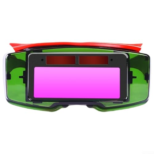 Professionelle spritzwassergeschützte Schweißmaske, automatisch verdunkelnde Schweißhelme, Schweißkappe für verschiedene Schweißarten (echte Farbe) von JINSBON