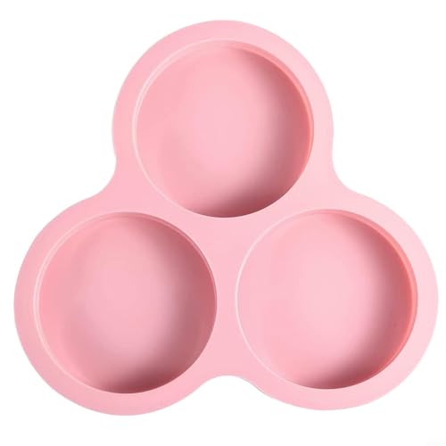 Rosa und Grau Silikon Eierpfanne für Luftfritteuse Ideal für die Zubereitung köstlicher Mahlzeiten (Rosa) von JINSBON