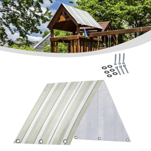 Schaukel Ersatzplane Spielplatzdach Abdeckplane Schutzdachmarkise 109x228cm für Schaukelsets von JINSBON