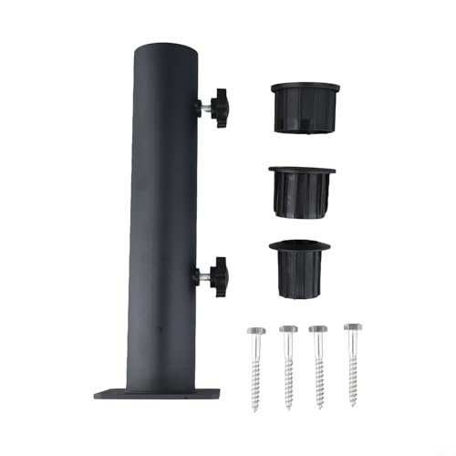 Schirmständer-Adapter-Set, Sonnenschirm-Standrohr mit Reduzierring, für 48/38/32 mm Sonnenschirmhülsenständer von JINSBON