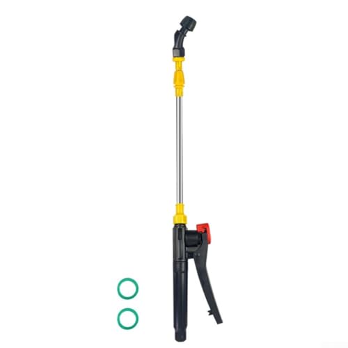 Teleskop-Sprühstab, Teleskop-Edelstahl-Sprühstange mit verstellbarem Sprühkopf und Verlängerung von 45–80 cm (A) von JINSBON